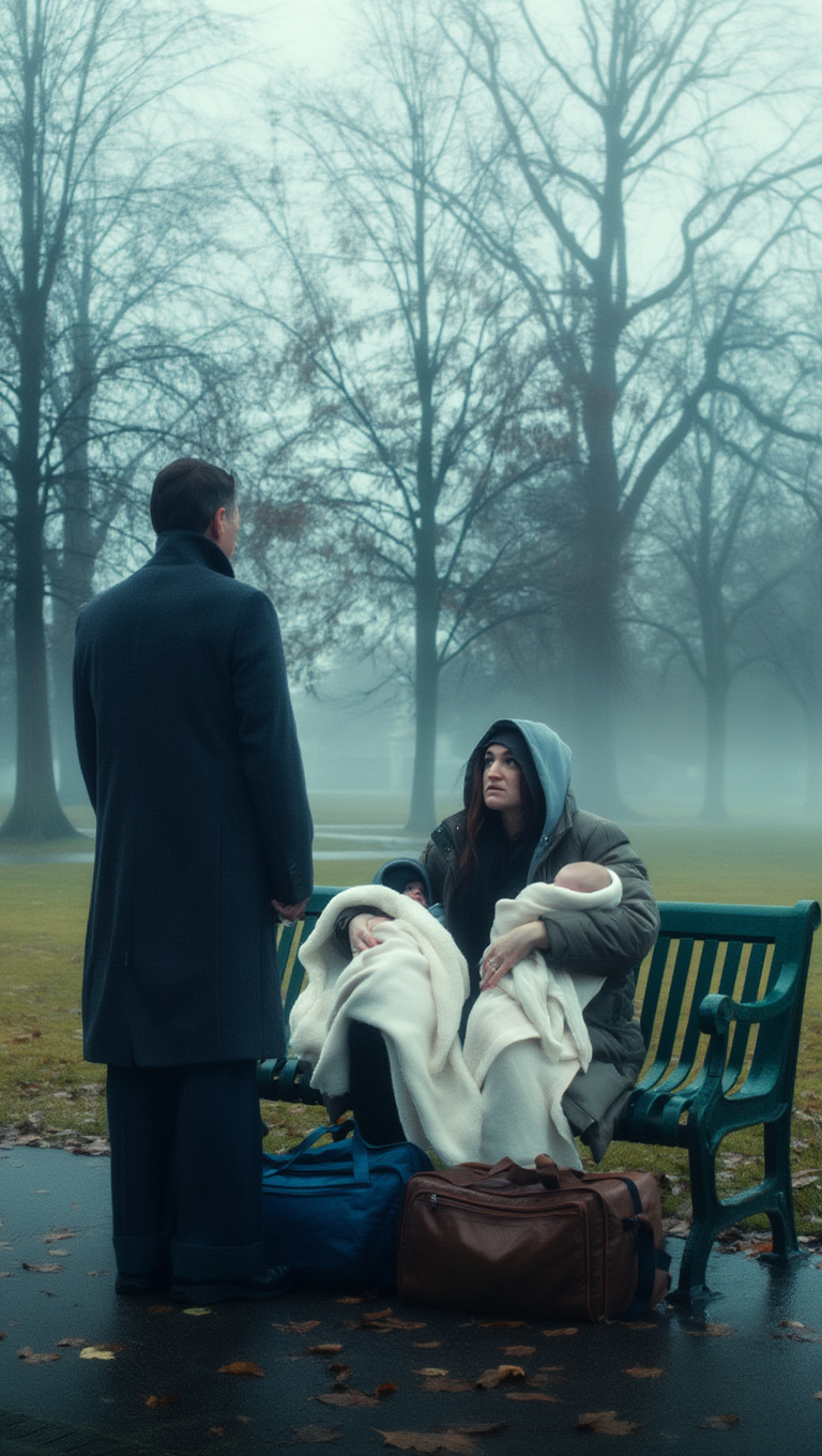 She Raised His Twins Alone in a Park — He Didn’t Even Know She Was Pregnant