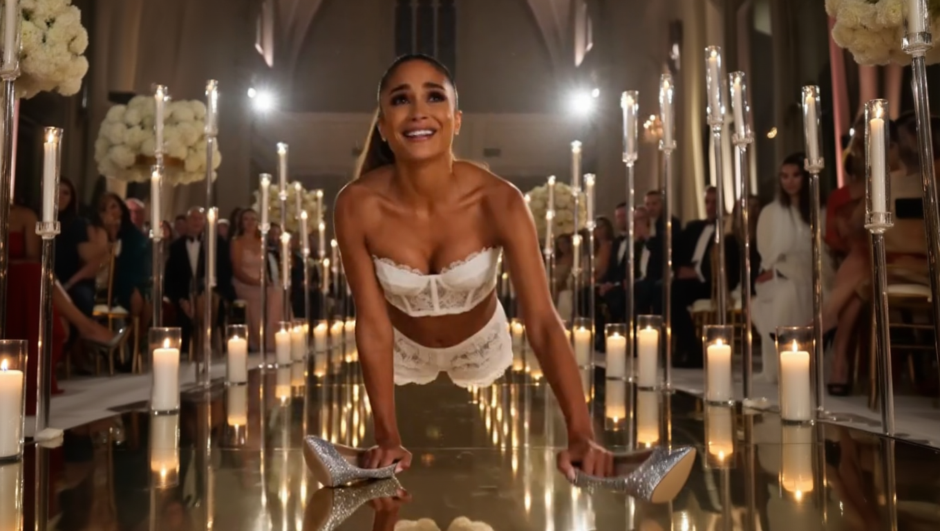 She said she’d walk to him on her wedding day. They told her she couldn’t. She held her heels and proved them wrong.