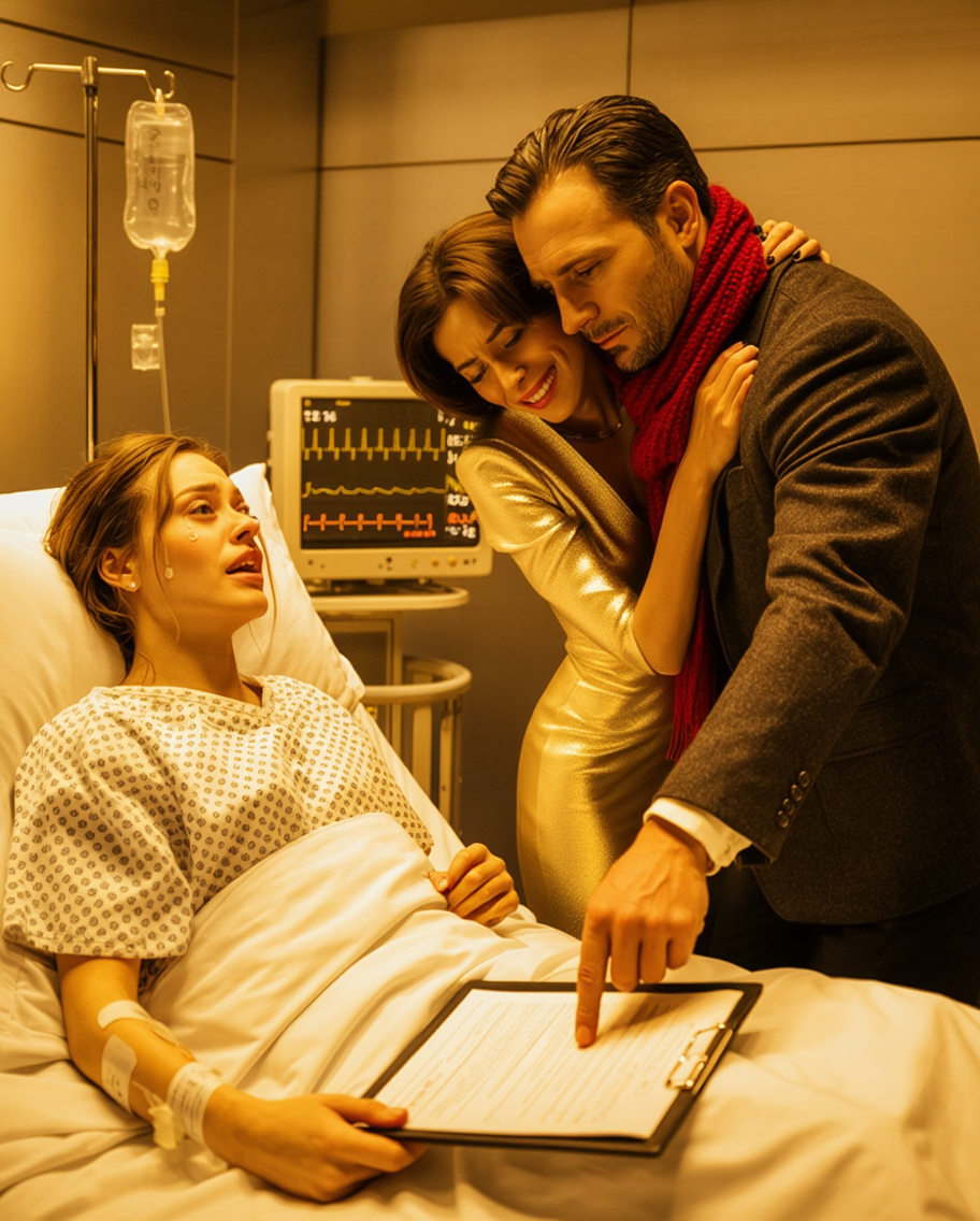 He Left Her in a Hospital Bed With Divorce Papers,She Signed the Papers Through Tears
