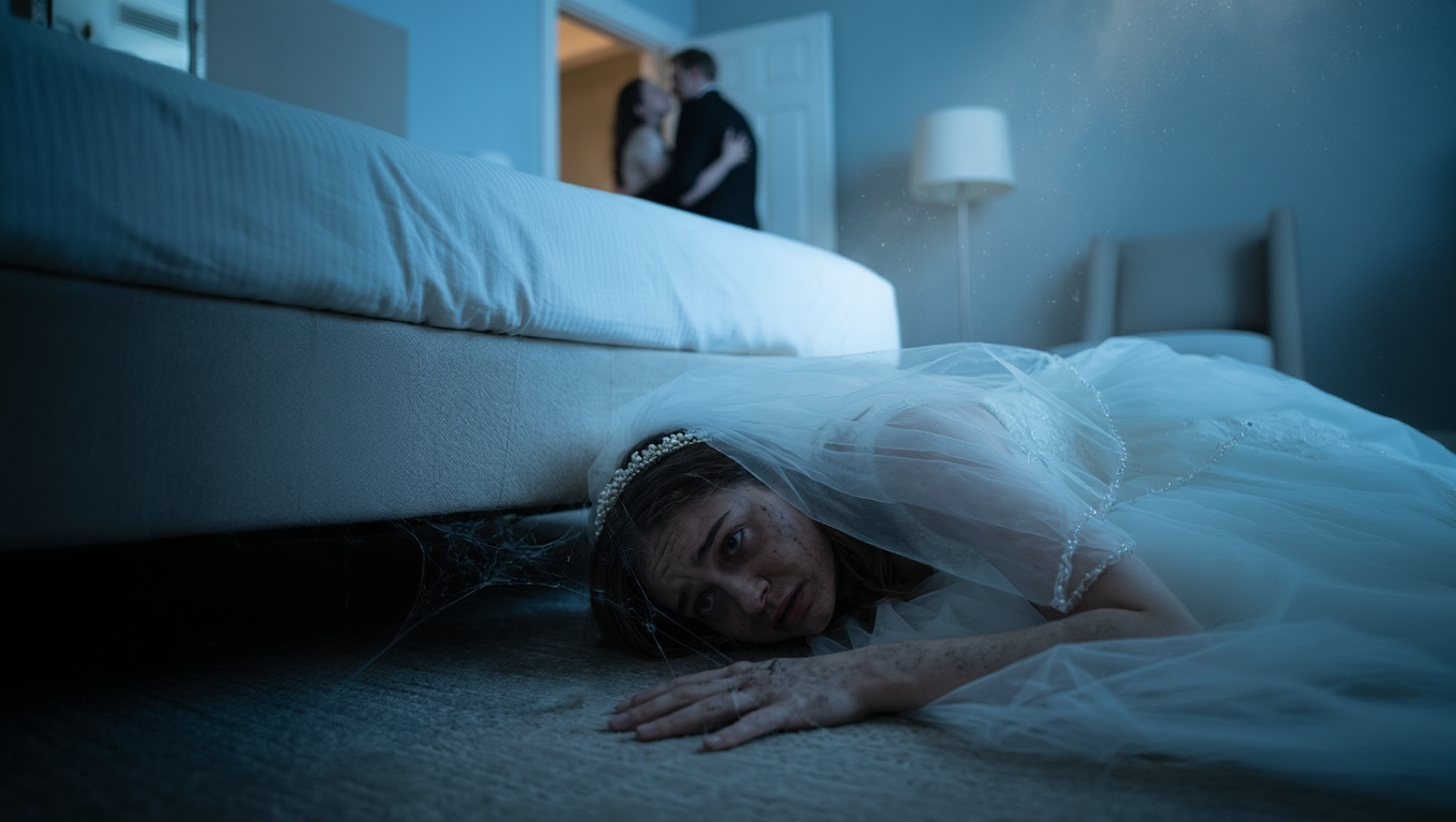 I Hid Under My Wedding Bed as a Joke — What I Found There Destroyed Three People I Trusted With My Life